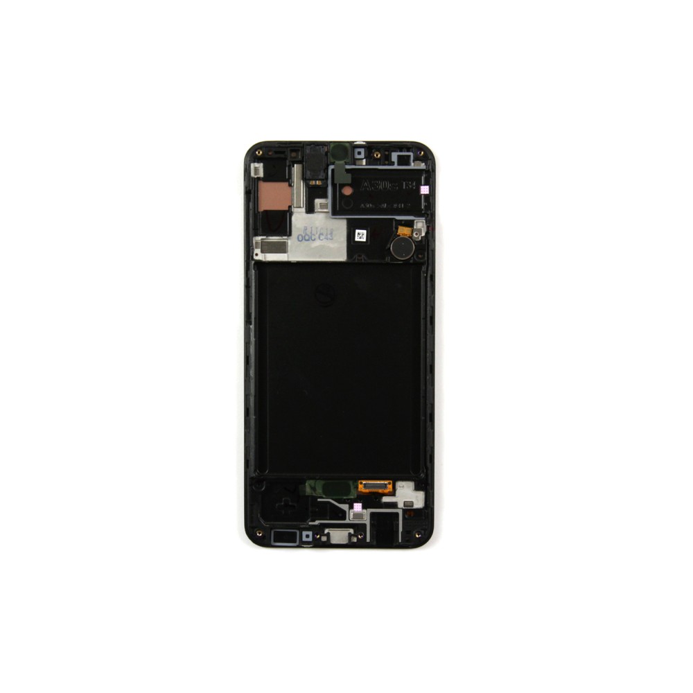 Samsung Galaxy A30s A307F Display And Digitizer With Frame Black Soft-OLED