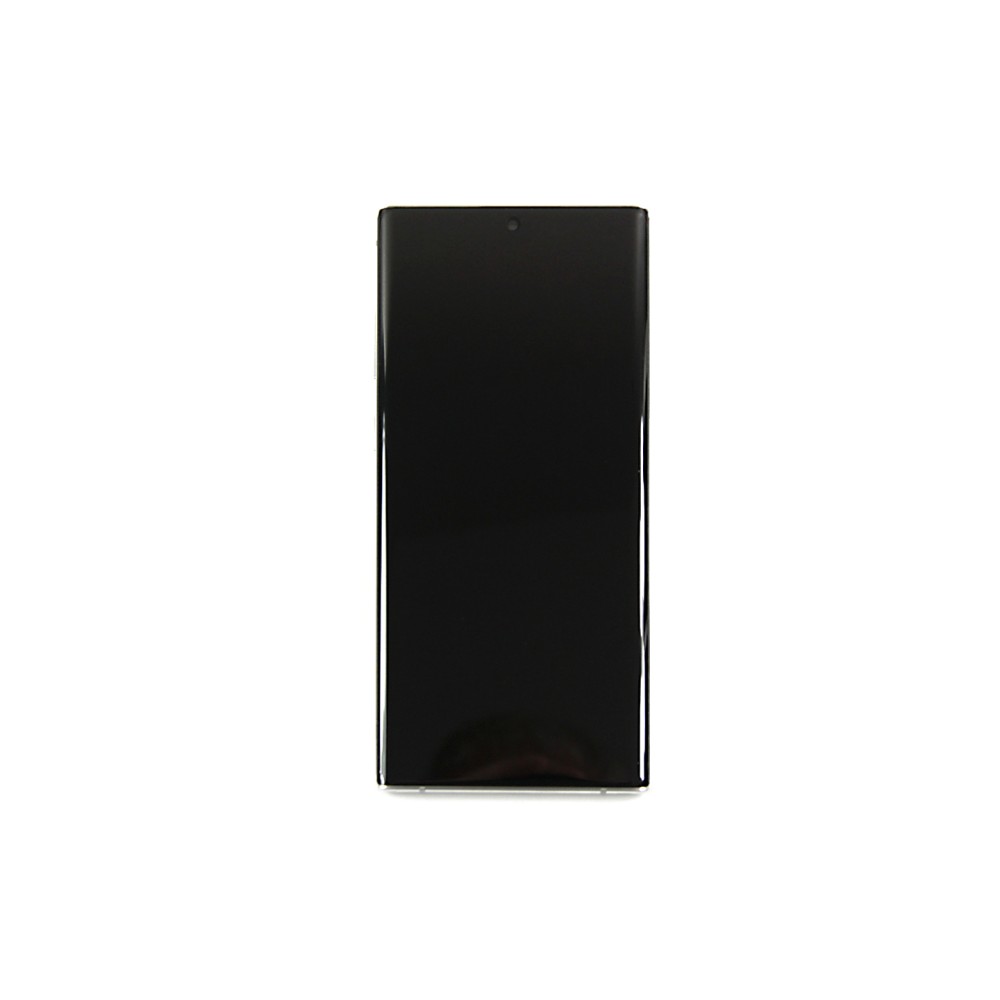 Samsung Galaxy Note 10 Plus N975F Display And Digitizer With Frame Aura White Service Pack