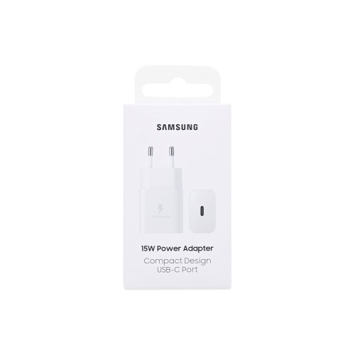 Samsung 15W USB-C Power Adapter (Without Cable) EP-T1510NWEGEU - White