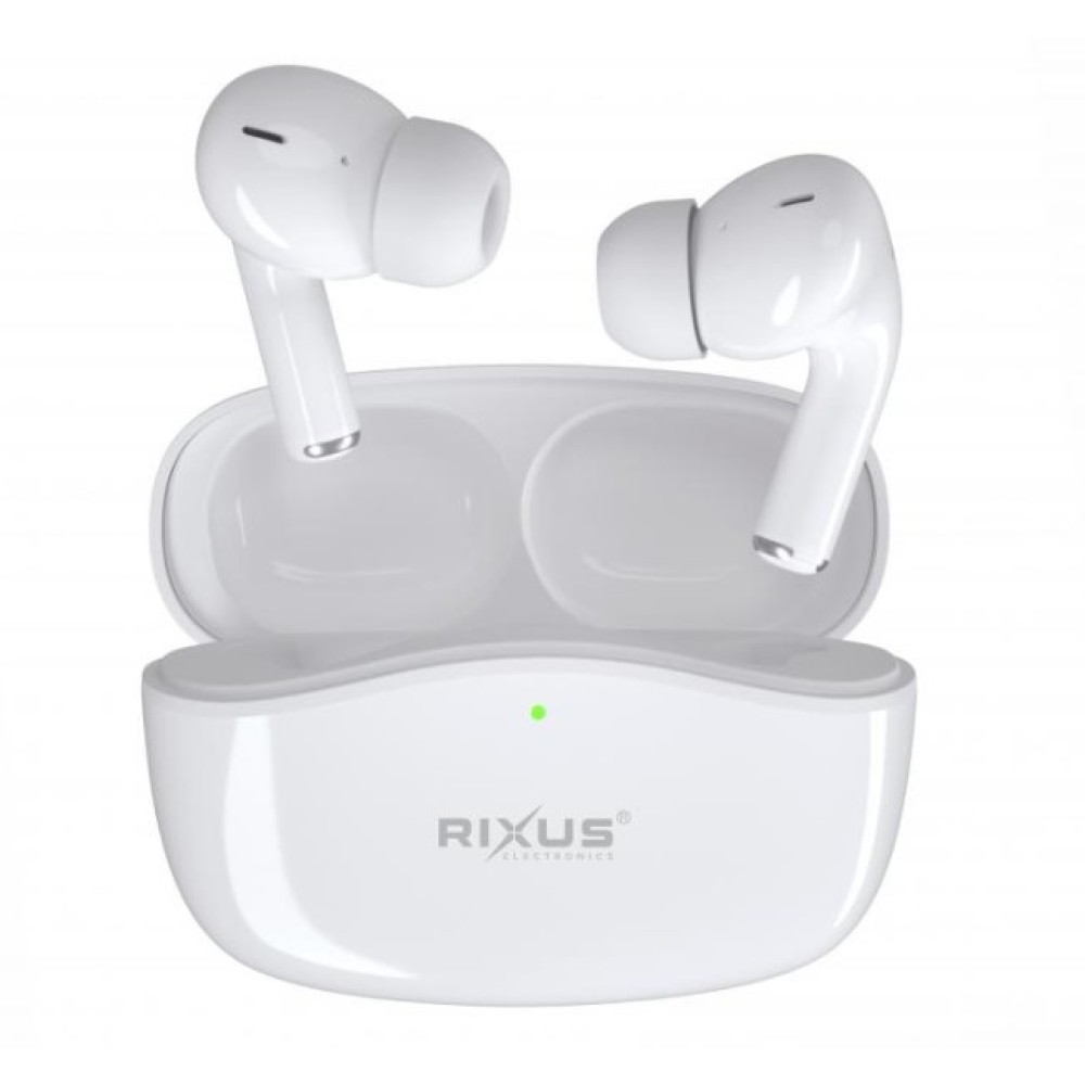 Rixus RXBT809A Crystal Clear Wireless Earphone White