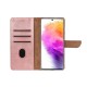 Rixus Bookcase For Samsung Galaxy A56 A566B Pink