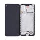 Samsung Galaxy A21s A217F Display And Digitizer With Frame Black Soft-OLED