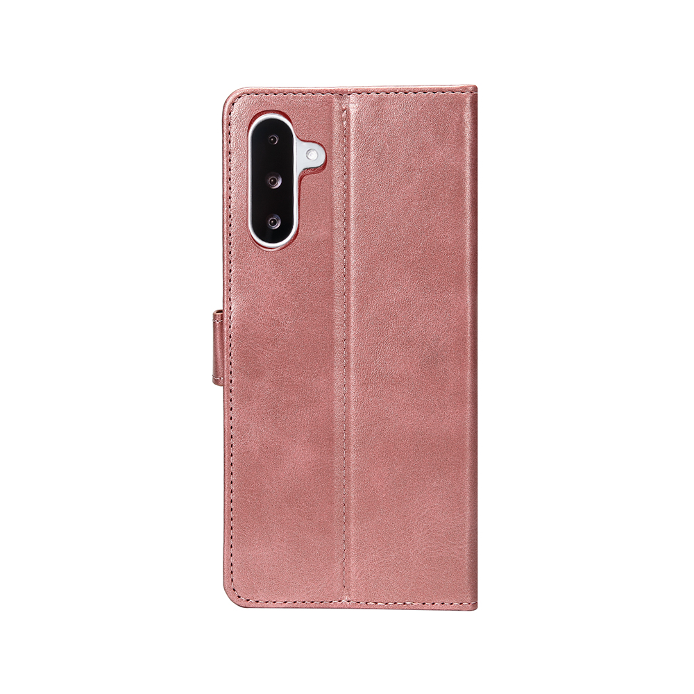 Rixus Bookcase For Samsung Galaxy A26 A266B Pink