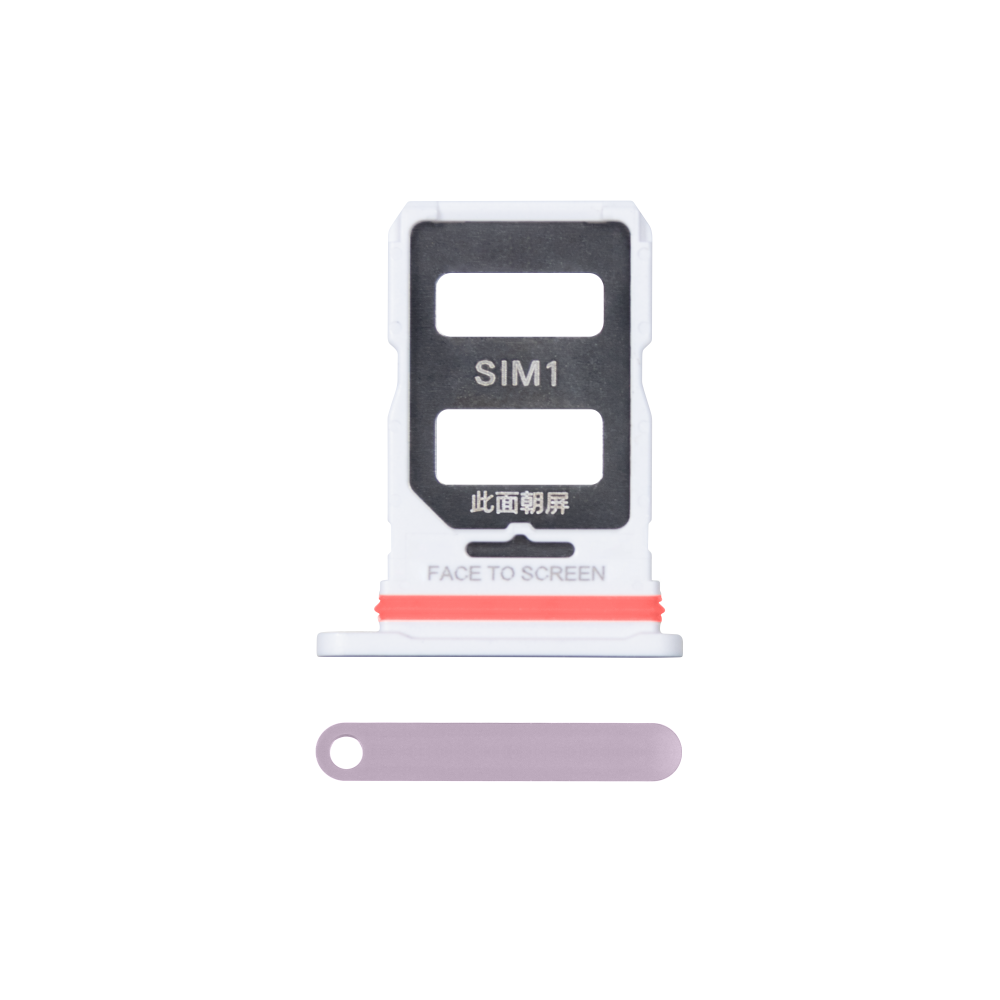 Xiaomi 12 Lite 5G (2203129G) SIM Card Holder Lite Pink OEM