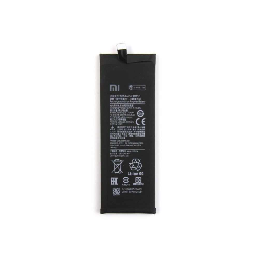 Xiaomi Mi Note 10 (M1910F4G) Mi Note 10 Pro (M1910F4S) Battery BM52 (OEM)