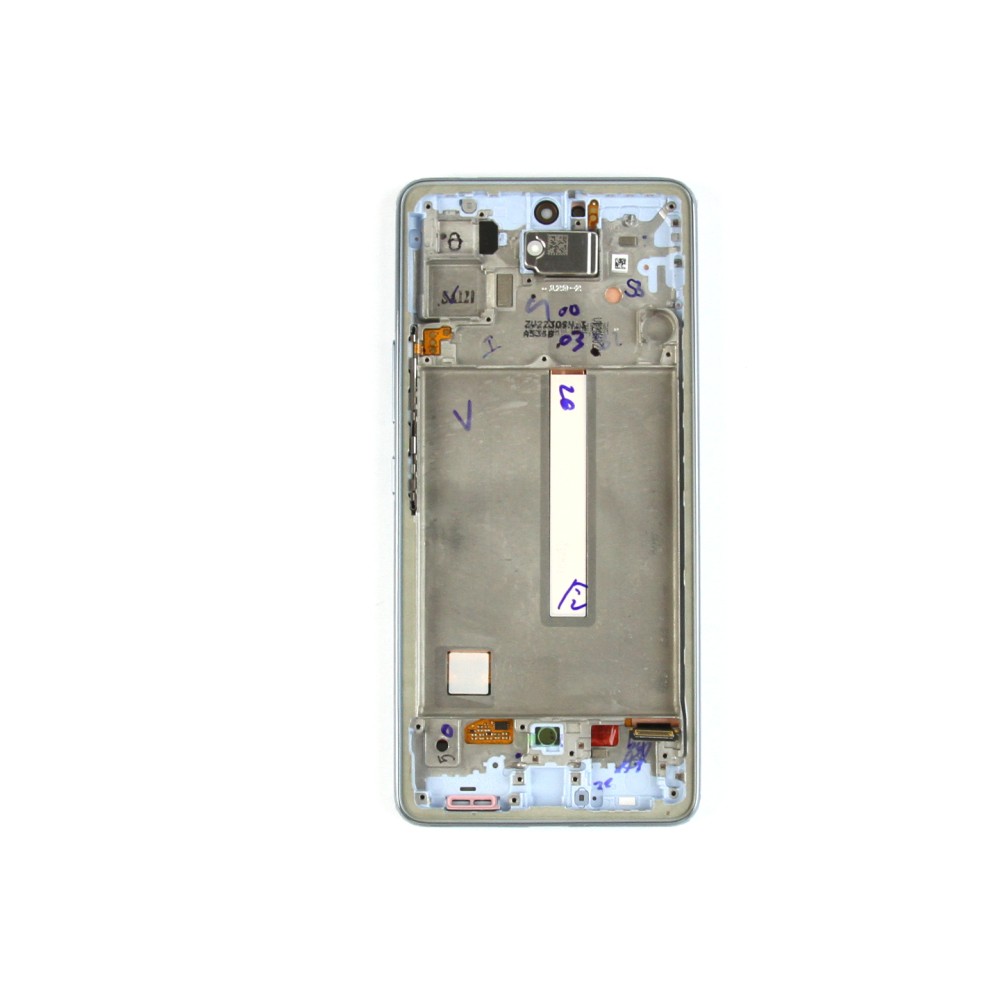 Samsung Galaxy A53 5G A536B Display And Digitizer With Frame Blue Service Pack