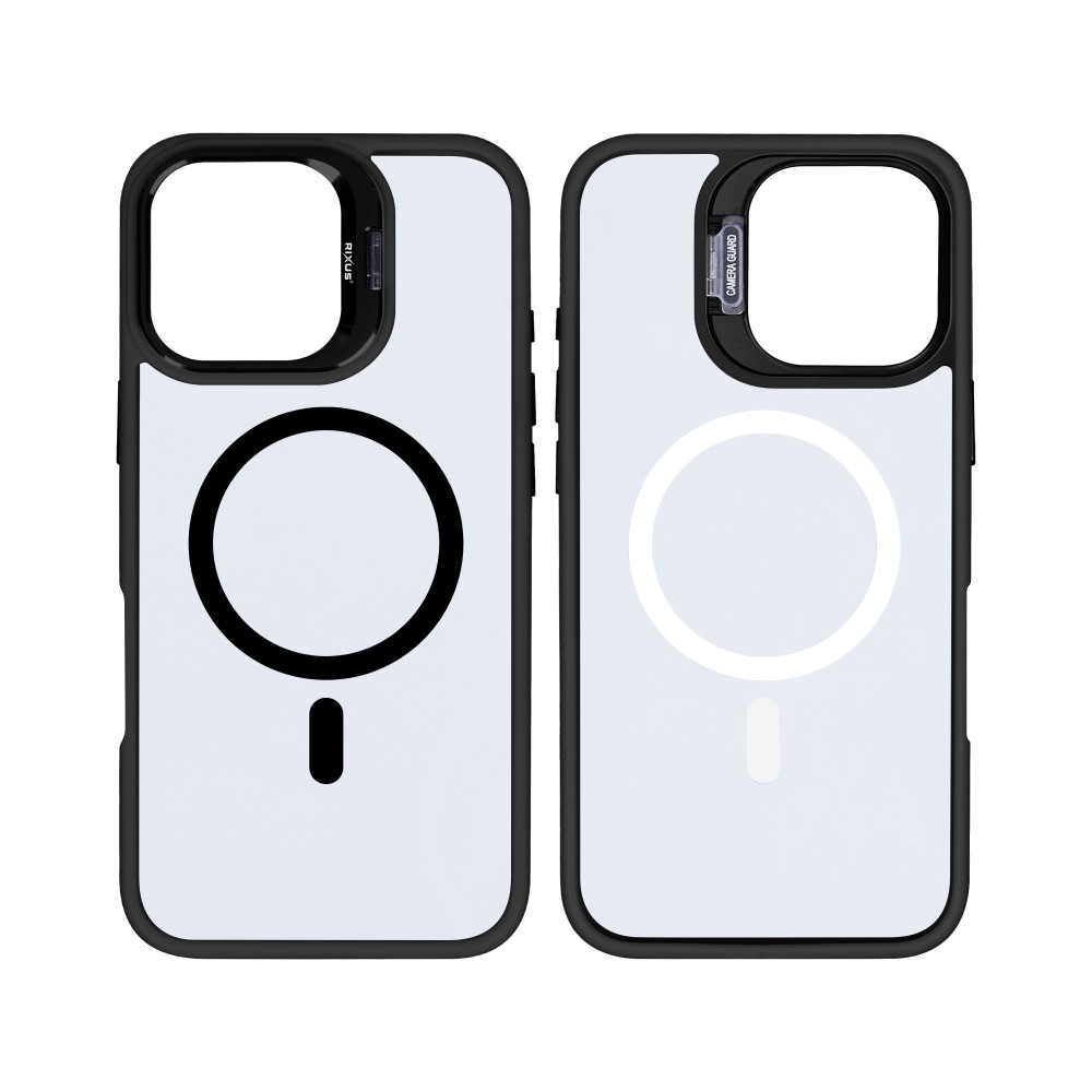 Rixus Classic 03 Case With MagSafe For iPhone 16 Pro Max Black