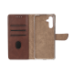 Rixus Bookcase For Samsung Galaxy S23 FE S711B Brown