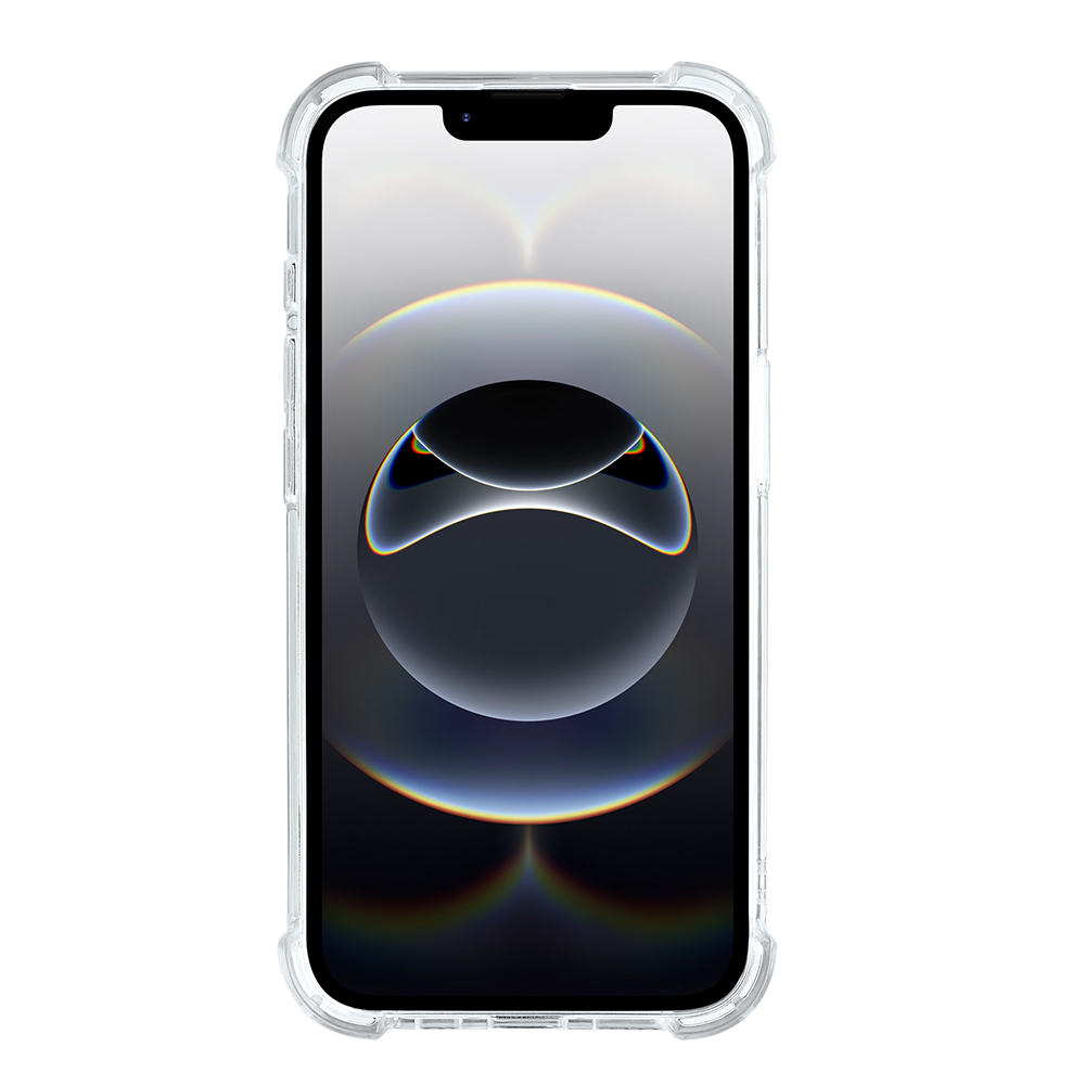 Rixus Anti-Burst Case With MagSafe For iPhone 16e Transparent