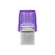 Kingston 256GB DataTraveler MicroDuo 3C 200MB/s Dual USB-A + USB-C Flash Drive
