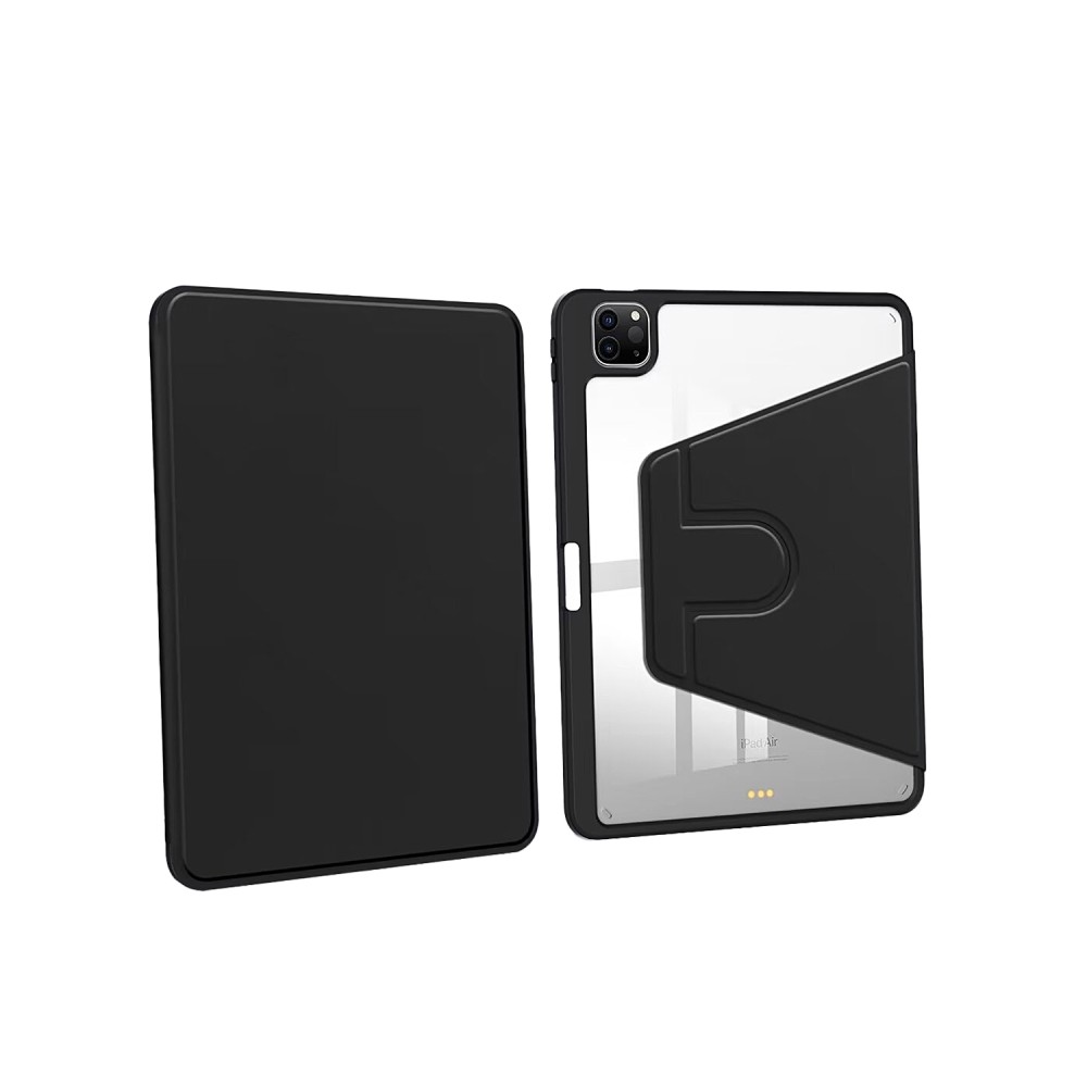 For iPad Air, Air 2 9.7 PU Leather Protective Case Black