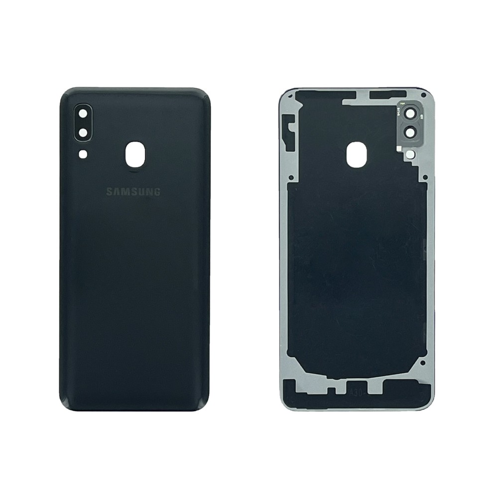 Samsung Galaxy A30 A305F Back Cover Black With Lens (OEM)