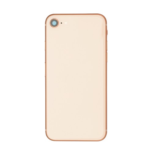 For iPhone 8 Back Housing Incl All Small Parts Without Battery And Back Camera Gold