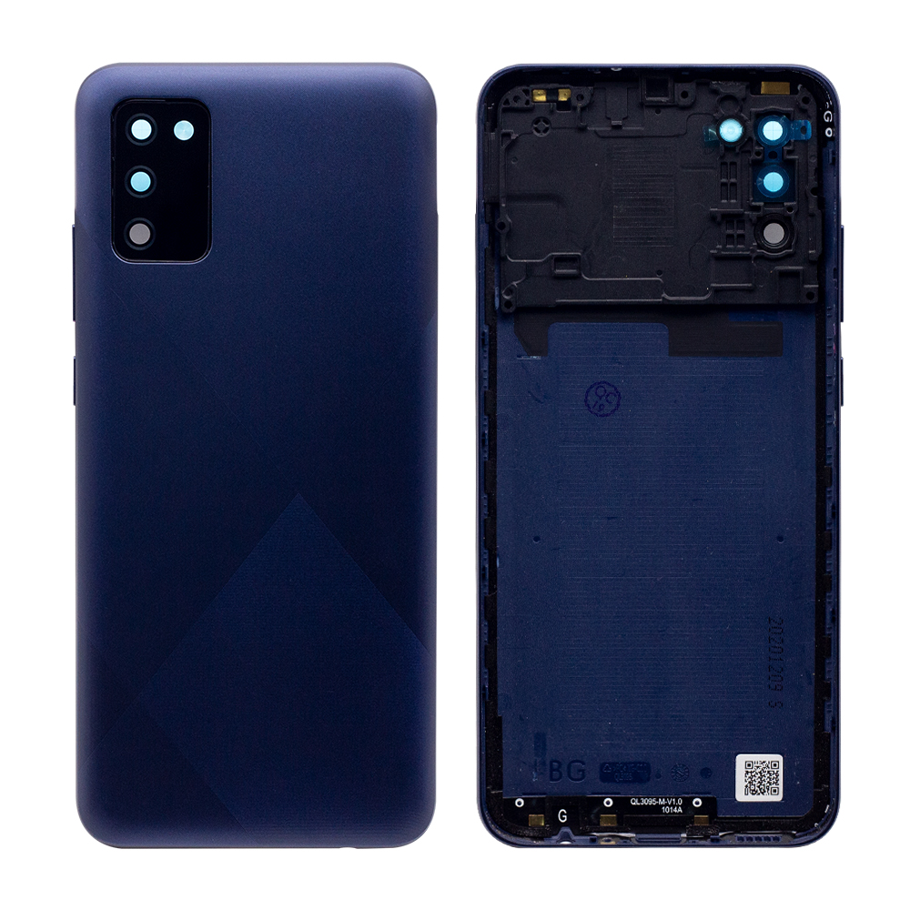 Samsung Galaxy A02s A025F Back Cover Blue With Lens (OEM)