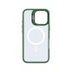 Rixus Classic 03 Case With MagSafe For iPhone 16 Pro Dark Green
