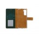 Rixus Bookcase For Samsung Galaxy S22 5G S901B Dark Green