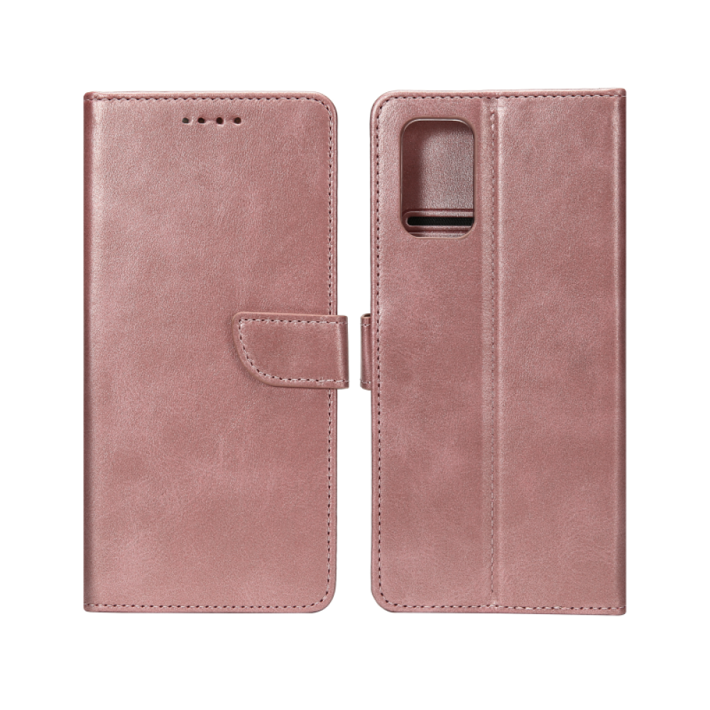 Rixus Bookcase For Samsung Galaxy A41 A415F Pink