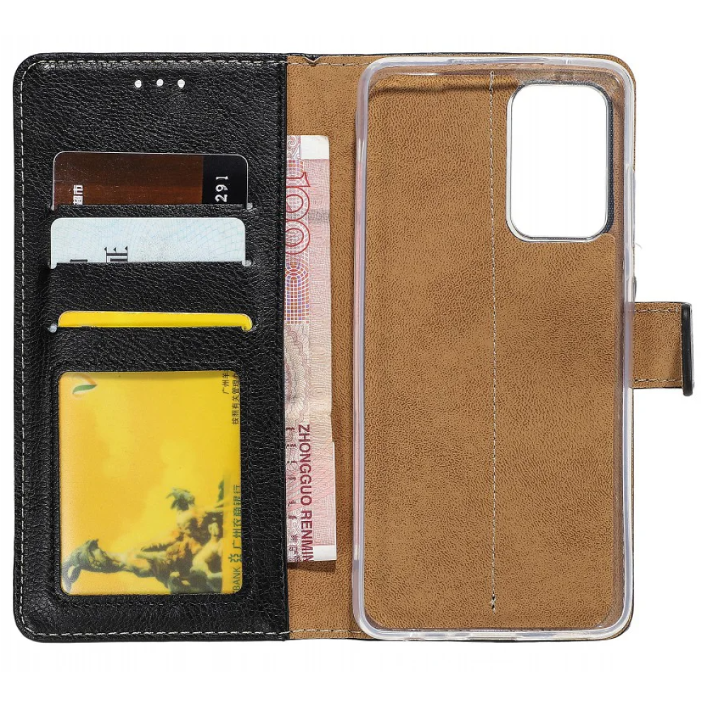 Rixus Bookcase For Samsung Galaxy S22 Ultra 5G S908B Black