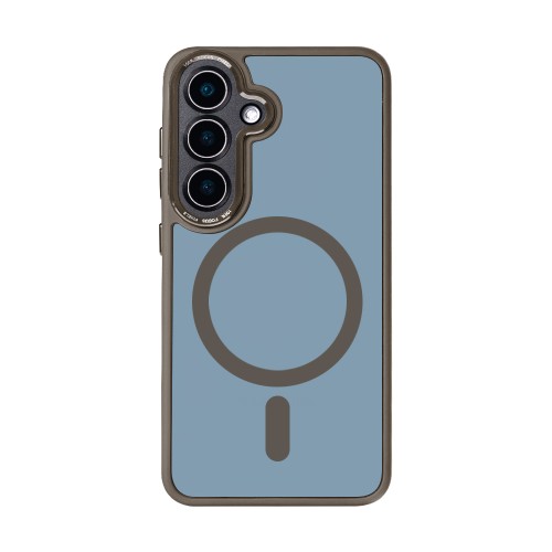 Rixus Classic 04 Case With MagSafe For Samsung Galaxy S25 Plus S936B Brown