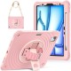 Rixus RXTC08 Anti Shock Case For iPad Air 11 (2024), Air 4 10.9 (2020), Air 5 10.9 (2022), Pro 11 (2018, 2020, 2021, 2022) Cherry Blossoms Pink