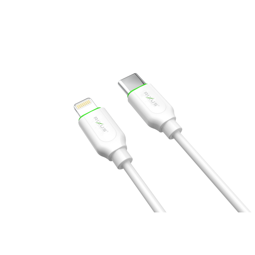 Rixus RX2022 Data Sync And Fast Charge Cable Type-C To Lightning 100CM
