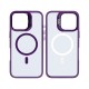 Rixus Classic 03 Case With MagSafe For iPhone 16 Pro Max Deep Purple