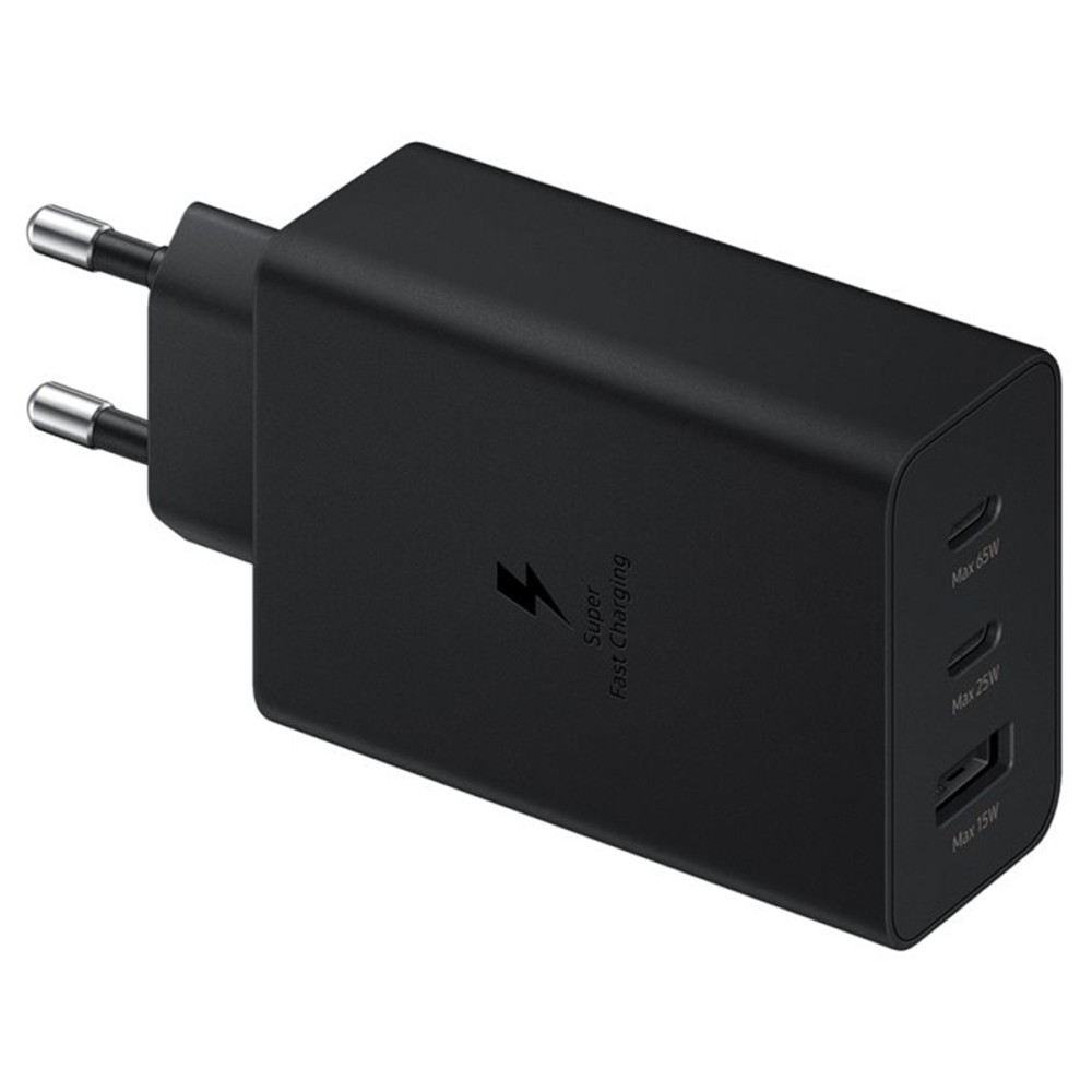 Samsung 65W Trio Power Adapter (EP-T6530NBEGEU) - Black