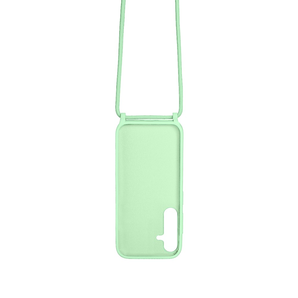 Rixus TPU Necklace Cord Cover For Samsung Galaxy A25 5G A256B Matcha