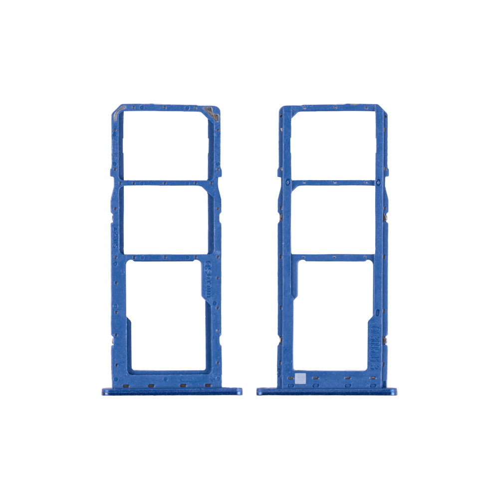 Samsung Galaxy A03 A035F Sim And SD Card Holder Blue OEM