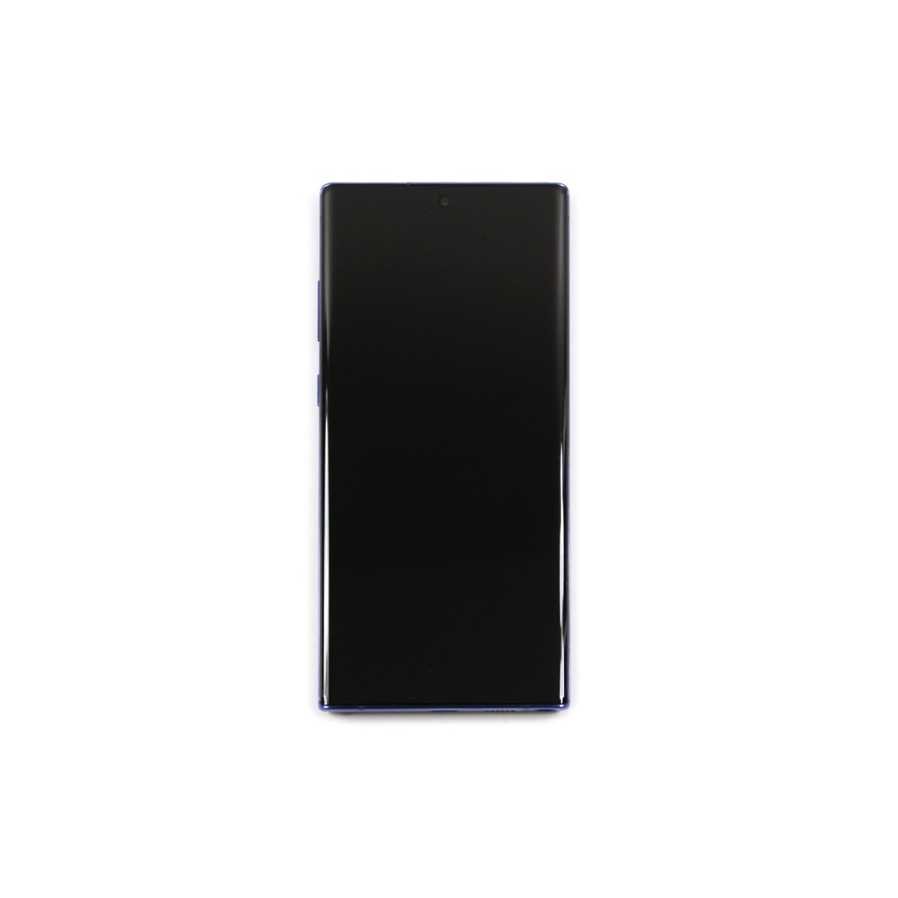 Samsung Galaxy Note 10 Plus N975F Display And Digitizer With Frame Aura Blue Service Pack