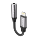 Rixus RXMU07 Lightning To 3.5mm Headphone Adaptor Black