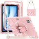 Rixus RXTC08 Anti Shock Case For iPad Air 11 (2024), Air 4 10.9 (2020), Air 5 10.9 (2022), Pro 11 (2018, 2020, 2021, 2022) Cherry Blossoms Pink