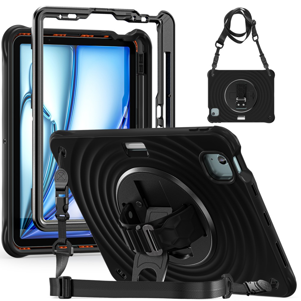Rixus RXTC08 Anti Shock Case For iPad 7, 8, 9 10.2 (2019, 2020, 2021) Black
