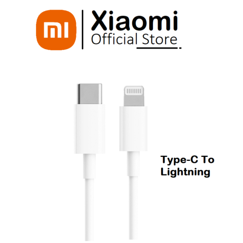 Xiaomi Mi 18W 2A USB-C To Lightning Cable 1m (BHR4421GL) - White