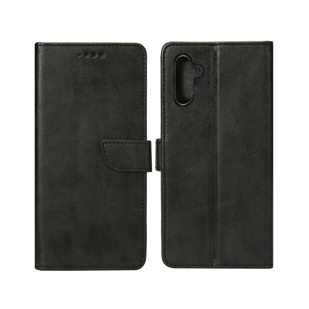 Rixus Bookcase For Samsung Galaxy S24 FE S721B Black