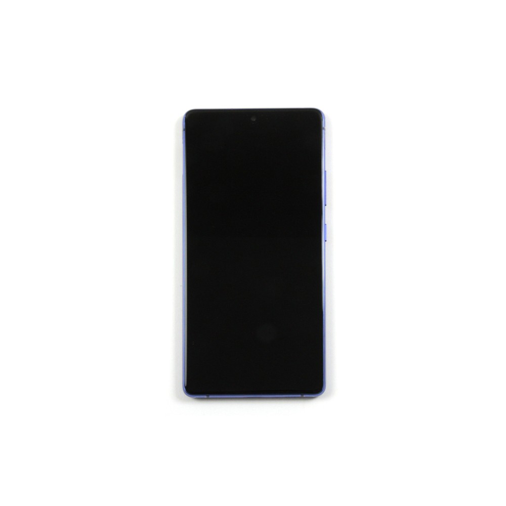 Samsung Galaxy S10 Lite G770F Display And Digitizer With Frame Prism Blue Service Pack