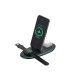 Rixus RXWC43 3-1 Foldable Wireless Charger Station