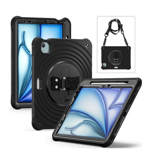 Rixus RXTC08 Anti Shock Case For iPad Pro 11 (2024) Black