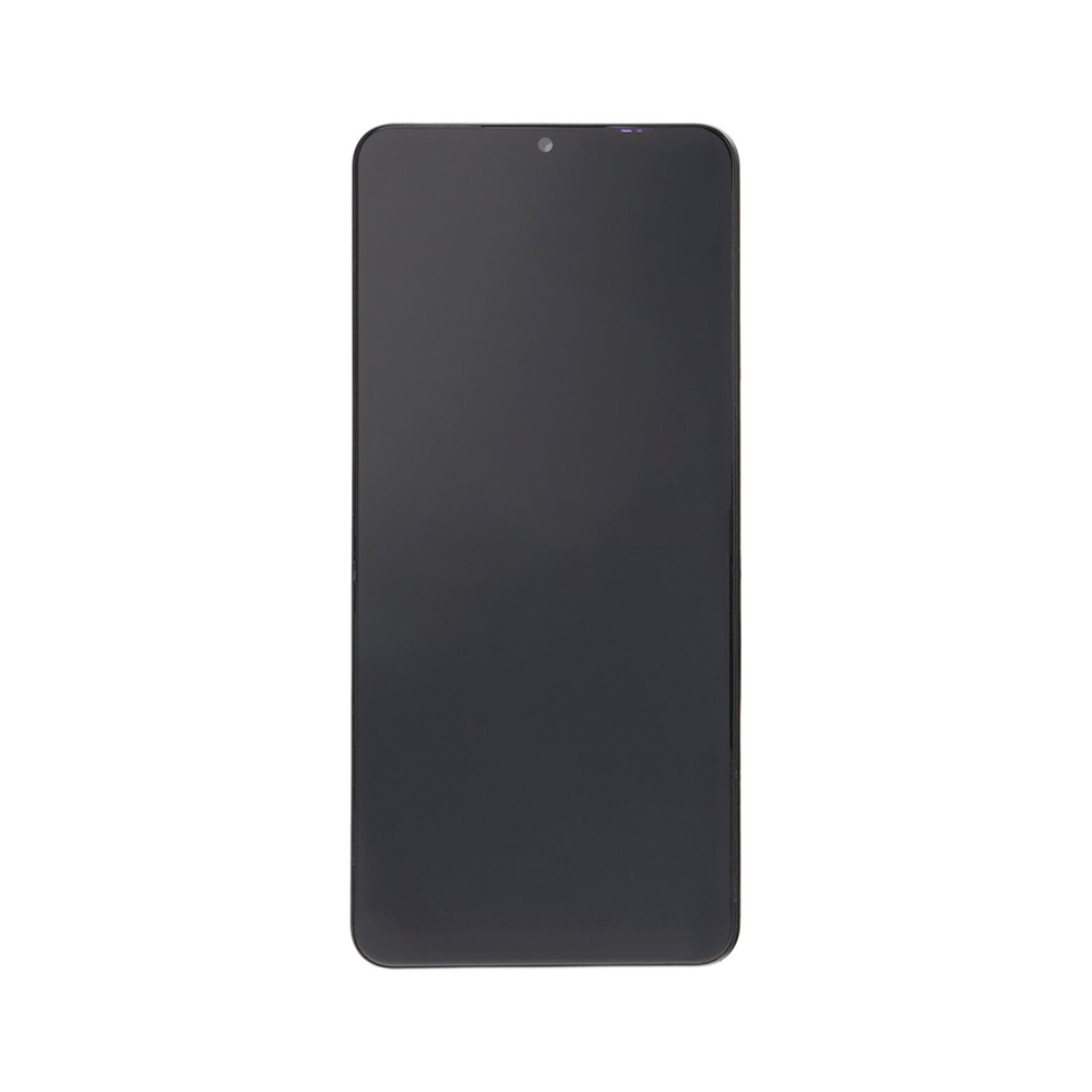 Samsung Galaxy A12 Nacho A127F Display And Digitizer With Frame Black Soft-OLED
