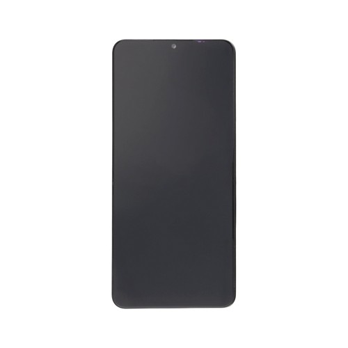 Samsung Galaxy A12 Nacho A127F Display And Digitizer With Frame Black Soft-OLED