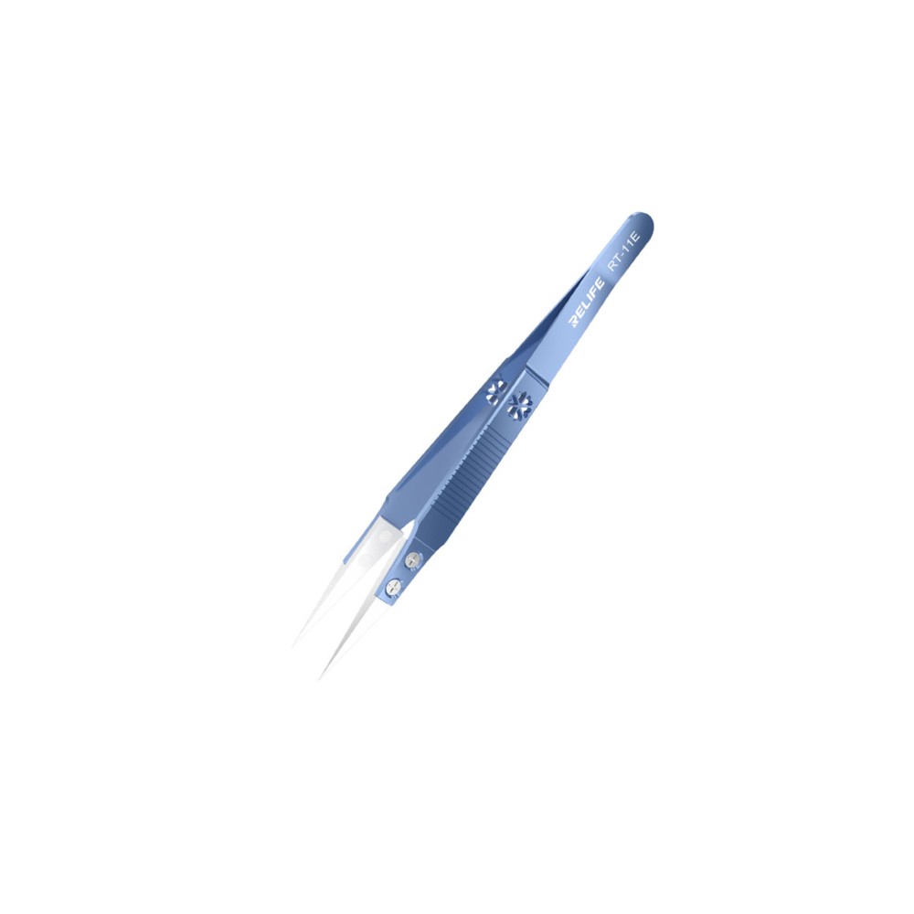 RELIFE RT-11E Titanium Ceramic Straight Tweezers