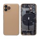 For iPhone 11 Pro Complete Housing Incl. All Small Parts Without Battery And Back Camera Gold