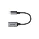 Rixus RXMU24 Type C To USB A 3.0 Adapter Space Gray