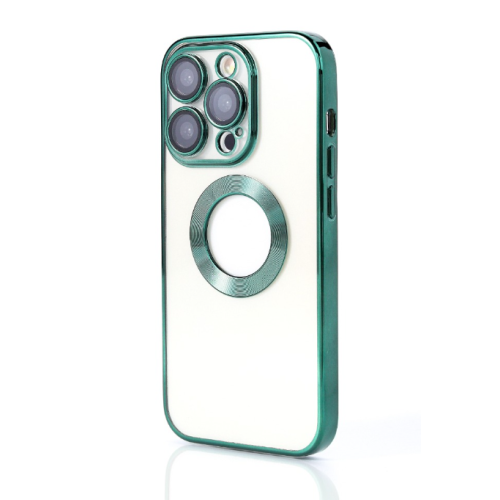 NY Glossy Phone & Camera TPU Case For iPhone 13 Pro Max - Transparent Green