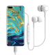 Rixus RXHD56CW USB C Wired Earbud Type Headphone With Microphone White