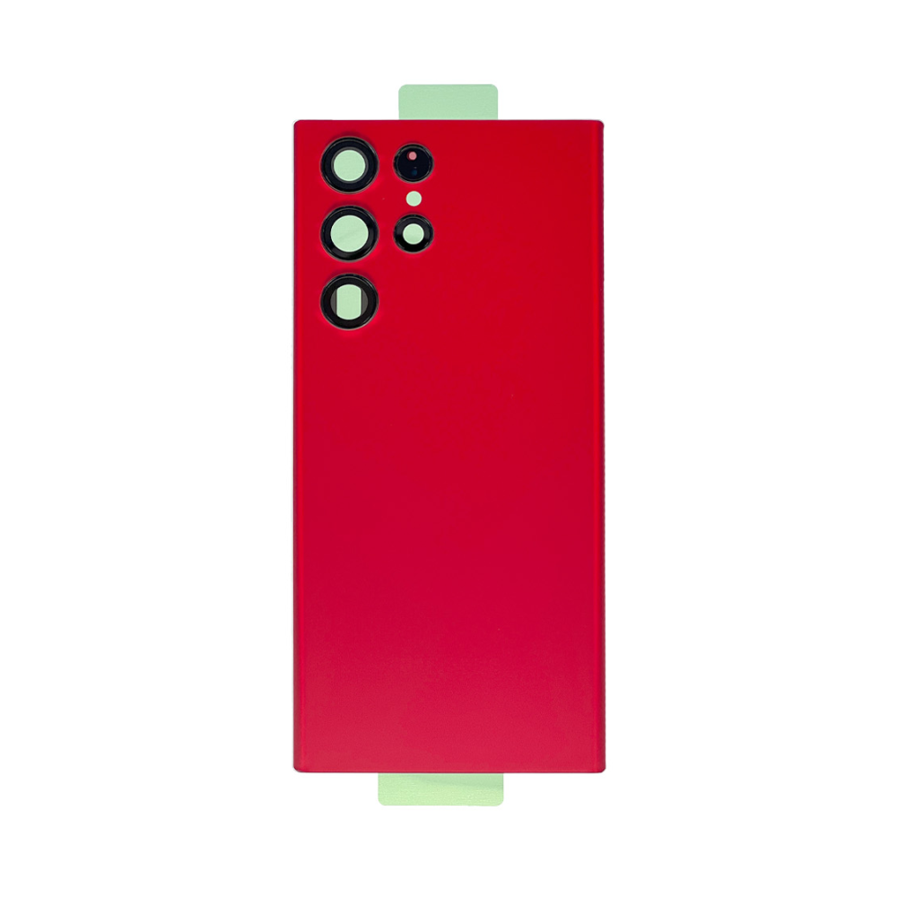 Samsung Galaxy S22 Ultra S908B Back Cover Red With Lens OEM