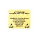 EPA Warning Sign PVC 350x300x5mm