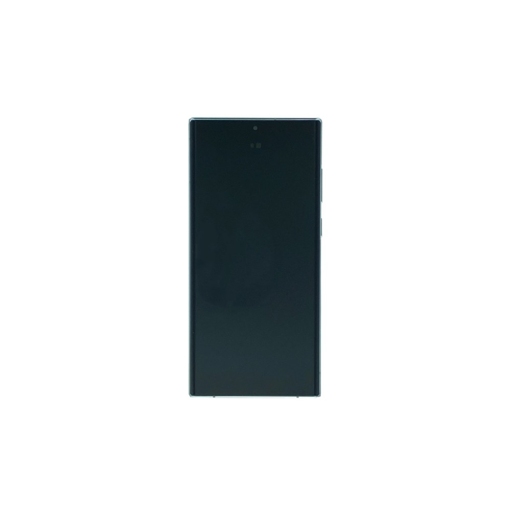 Samsung Galaxy S22 Ultra S908B Display And Digitizer With Frame Phantom White Service Pack