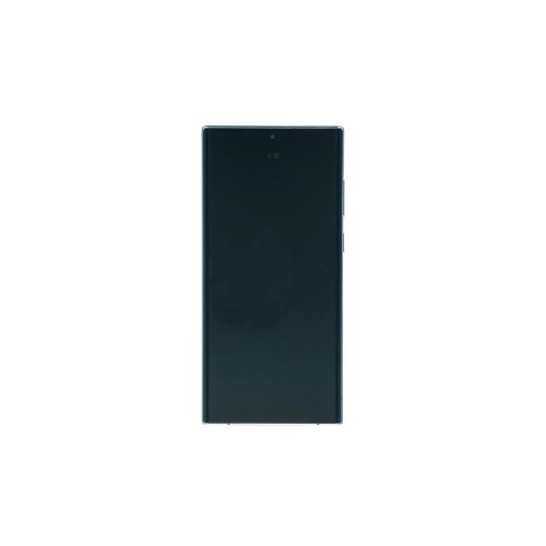 Samsung Galaxy S22 Ultra S908B Display And Digitizer With Frame Phantom White Service Pack