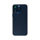 For iPhone 15 Pro Max Complete Housing Incl. All Small Parts Without Battery And Back Camera Blue Titanium
